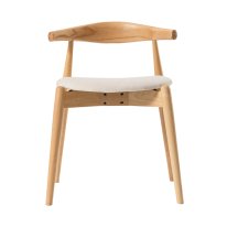 MWD-U04 Linen-Seated Round Chair