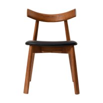 MWD-U08 Designer Leather Horn Chair