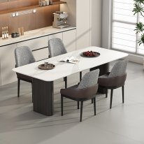 MWD-U12 Leather and Fabric Upholstered Chair