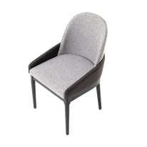 MWD-U12 Leather and Fabric Upholstered Chair