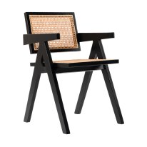 MWL-R01 Wicker Backrest and Seat Dining Chair