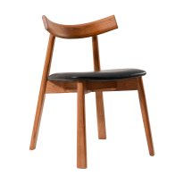 MWD-U08 Designer Leather Horn Chair