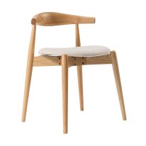 MWD-U04 Linen-Seated Round Chair