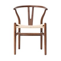 MWD-R01b Brown Woven-Seat Cross-Back Chair