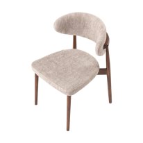 MWD-U07 Cream-style Upholstered Fabric Armless Chair