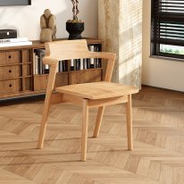 MWD-S05 Simple Full Solid Wood Accent Chair