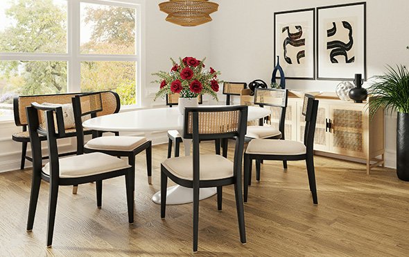 Riverside Bistro – A Timeless Fusion of Sustainable Solid Wood Craftsmanship in Urban Dining