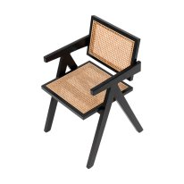 MWL-R01 Wicker Backrest and Seat Dining Chair