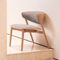 MWD-U10b Elegant Curve Upholstery Chair