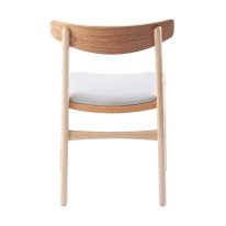 MWB-U02 Elegant Curve Wooden Upholstery Chair