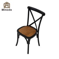 MWB-S12 Industrial-Style Cross-Back Chair