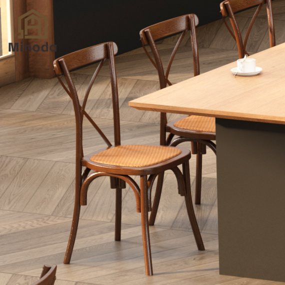 MWB-R12 Industrial-Style Cross-Back Chair